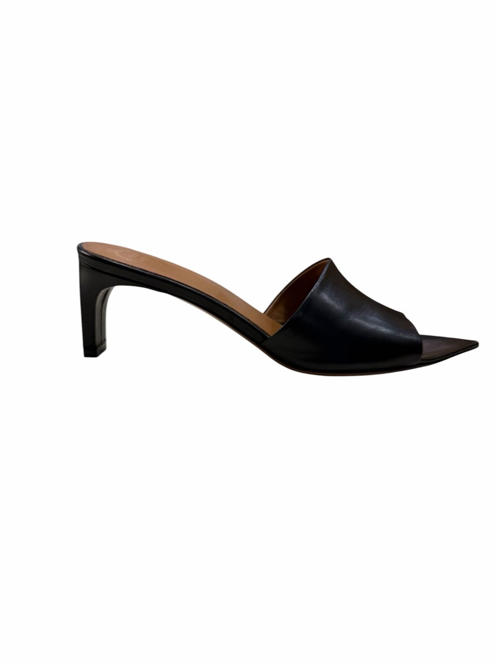 ATP Atelier Black NWOB Leather Pointed-Toe Mules. - Picture 7 of 10